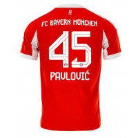 Bayern Munich Aleksandar Pavlovic #45 Fotballklær Hjemmedrakt 2025-26 Kortermet
